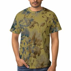AILLOSA YH-185 3D Baskılı Desenli Kısa Kollu Erkek T-shirt