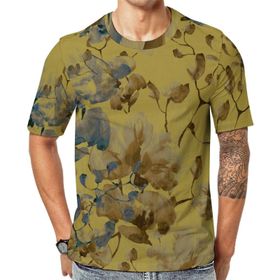 AILLOSA YH-185 Baskılı Desenli Kısa Kollu Unisex T-shirt