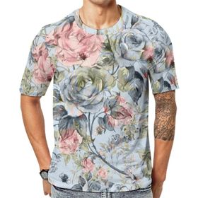 AILLOSA YH-19 Baskılı Desenli Kısa Kollu Unisex T-shirt