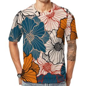 AILLOSA YH-191 Baskılı Desenli Kısa Kollu Unisex T-shirt