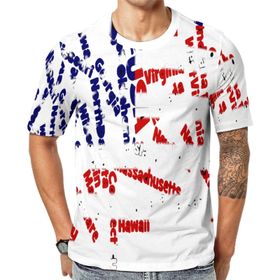 AILLOSA YH-192 Baskılı Desenli Kısa Kollu Unisex T-shirt