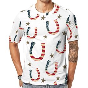 AILLOSA YH-193 Baskılı Desenli Kısa Kollu Unisex T-shirt