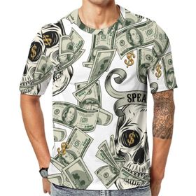 AILLOSA YH-196 Baskılı Desenli Kısa Kollu Unisex T-shirt