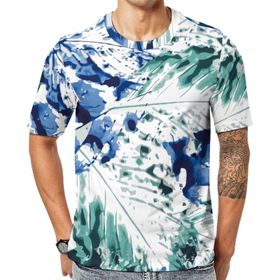 AILLOSA YH-198 Baskılı Desenli Kısa Kollu Unisex T-shirt