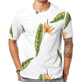 AILLOSA YH-199 Baskılı Desenli Kısa Kollu Unisex T-shirt