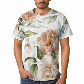 AILLOSA YH-20 3D Baskılı Desenli Kısa Kollu Erkek T-shirt
