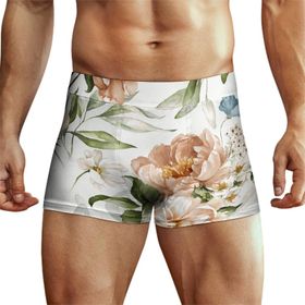 AILLOSA YH-20 3D Desenli Retro Erkek Boxer Şort