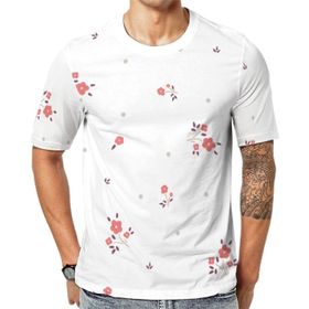 AILLOSA YH-201 Baskılı Desenli Kısa Kollu Unisex T-shirt
