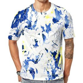 AILLOSA YH-202 Baskılı Desenli Kısa Kollu Unisex T-shirt