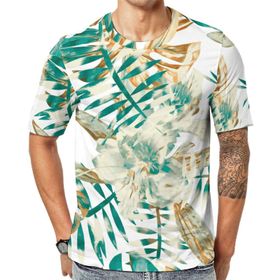AILLOSA YH-205 Baskılı Desenli Kısa Kollu Unisex T-shirt