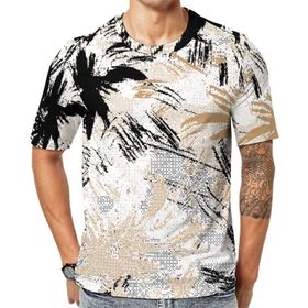 AILLOSA YH-206 Baskılı Desenli Kısa Kollu Unisex T-shirt