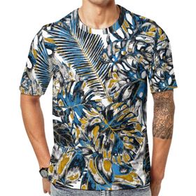 AILLOSA YH-207 Baskılı Desenli Kısa Kollu Unisex T-shirt