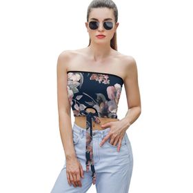 AILLOSA YH-22 Seksi File Tüp Üst Yaz Tube Top Tank Tops Askılı Üst Bluz