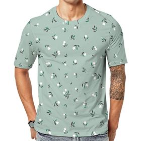 AILLOSA YH-225 Baskılı Desenli Kısa Kollu Unisex T-shirt
