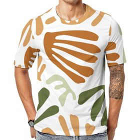 AILLOSA YH-226 Baskılı Desenli Kısa Kollu Unisex T-shirt