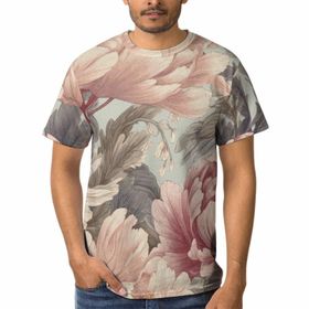 AILLOSA YH-23 3D Baskılı Desenli Kısa Kollu Erkek T-shirt