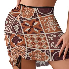 AILLOSA YH-233 Cover Up Sarma Etek Bikini Havlu Tarz Plaj Elbisesi