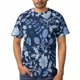 AILLOSA YH-237 3D Baskılı Desenli Kısa Kollu Erkek T-shirt