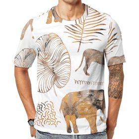 AILLOSA YH-250 Baskılı Desenli Kısa Kollu Unisex T-shirt