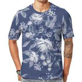 AILLOSA YH-251 Baskılı Desenli Kısa Kollu Unisex T-shirt