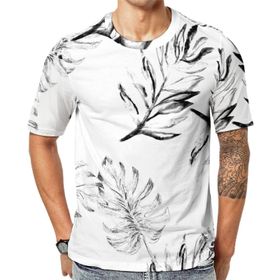AILLOSA YH-257 Baskılı Desenli Kısa Kollu Unisex T-shirt