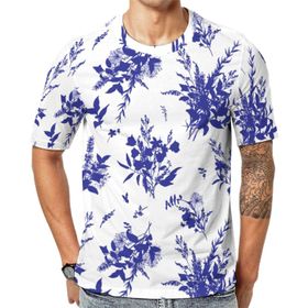 AILLOSA YH-258 Baskılı Desenli Kısa Kollu Unisex T-shirt