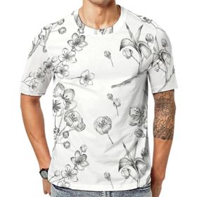 AILLOSA YH-259 Baskılı Desenli Kısa Kollu Unisex T-shirt
