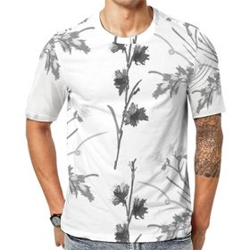 AILLOSA YH-260 Baskılı Desenli Kısa Kollu Unisex T-shirt
