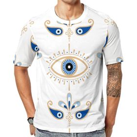 AILLOSA YH-276 Baskılı Desenli Kısa Kollu Unisex T-shirt