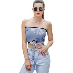 AILLOSA YH-285 Seksi File Tüp Üst Yaz Tube Top Tank Tops Kadın Askılı Üst Bluz