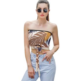 AILLOSA YH-287 Seksi File Tüp Üst Yaz Tube Top Tank Tops Kadın Askılı Üst Bluz