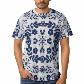 AILLOSA YH-290 3D Baskılı Desenli Kısa Kollu Erkek T-shirt