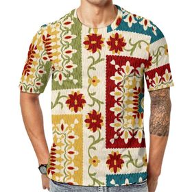 AILLOSA YH-297 Baskılı Desenli Kısa Kollu Unisex T-shirt
