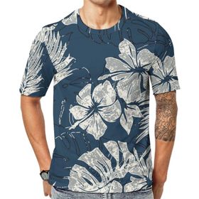 AILLOSA YH-302 Baskılı Desenli Kısa Kollu Unisex T-shirt