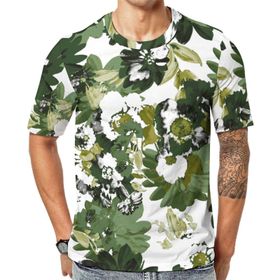 AILLOSA YH-303 Baskılı Desenli Kısa Kollu Unisex T-shirt