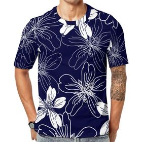 AILLOSA YH-308 Baskılı Desenli Kısa Kollu Unisex T-shirt