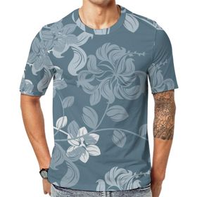 AILLOSA YH-309 Baskılı Desenli Kısa Kollu Unisex T-shirt