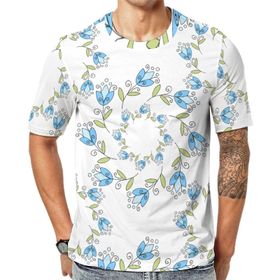AILLOSA YH-311 Baskılı Desenli Kısa Kollu Unisex T-shirt