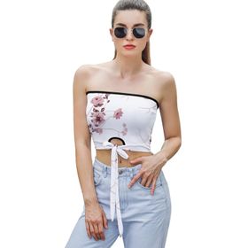 AILLOSA YH-312 Seksi File Tüp Üst Yaz Tube Top Tank Tops Kadın Askılı Üst Bluz