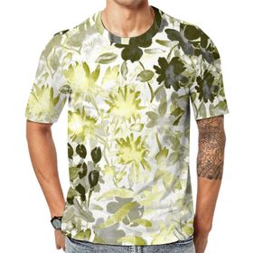 AILLOSA YH-316 Baskılı Desenli Kısa Kollu Unisex T-shirt