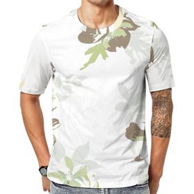 AILLOSA YH-318 Baskılı Desenli Kısa Kollu Unisex T-shirt