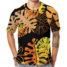 AILLOSA YH-323 Baskılı Desenli Kısa Kollu Unisex T-shirt