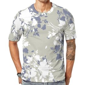 AILLOSA YH-326 Baskılı Desenli Kısa Kollu Unisex T-shirt