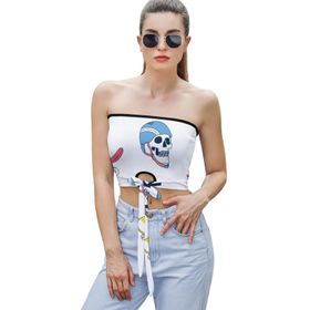 AILLOSA YH-328 Seksi File Tüp Üst Yaz Tube Top Tank Tops Kadın Askılı Üst Bluz
