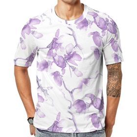AILLOSA YH-329 Baskılı Desenli Kısa Kollu Unisex T-shirt