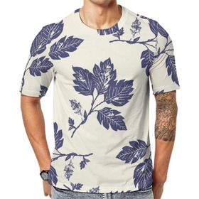 AILLOSA YH-33 Baskılı Desenli Kısa Kollu Unisex T-shirt