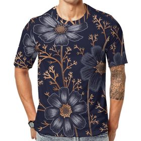 AILLOSA YH-337 Baskılı Desenli Kısa Kollu Unisex T-shirt