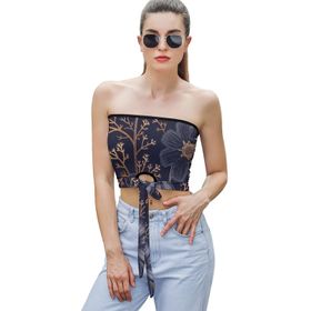 AILLOSA YH-337 Seksi File Tüp Üst Yaz Tube Top Tank Tops Kadın Askılı Üst Bluz
