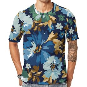 AILLOSA YH-340 Baskılı Desenli Kısa Kollu Unisex T-shirt
