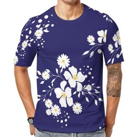 AILLOSA YH-341 Baskılı Desenli Kısa Kollu Unisex T-shirt